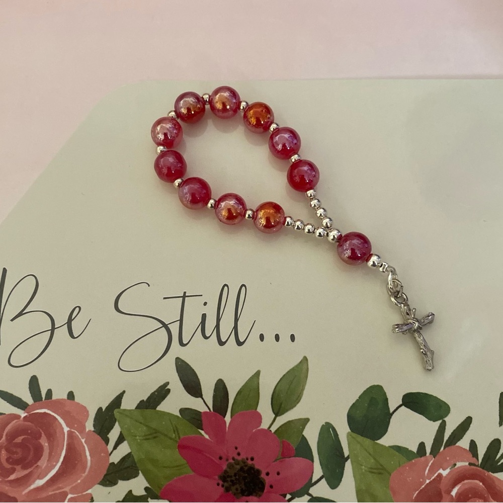Mini beaded Rosary